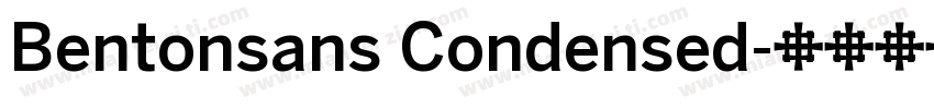 Bentonsans Condensed字体转换